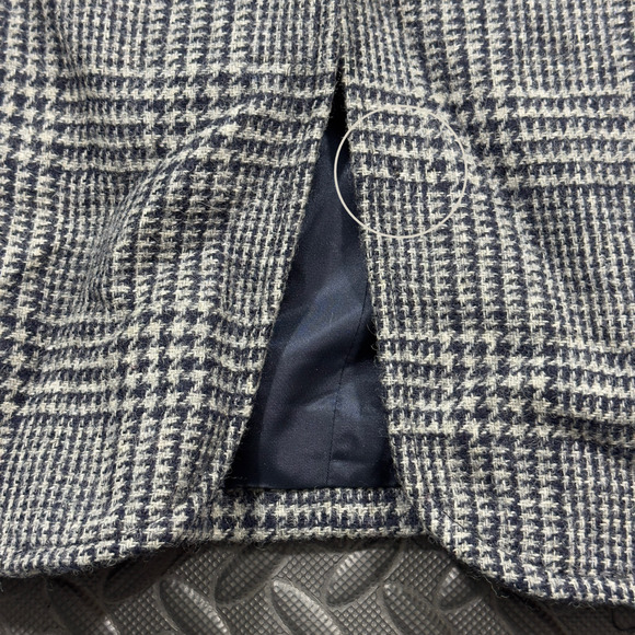 Lauren Ralph Lauren Blazer Women's 16 Gray Tweed Formal Office Carrier Jacket - Picture 5 of 8